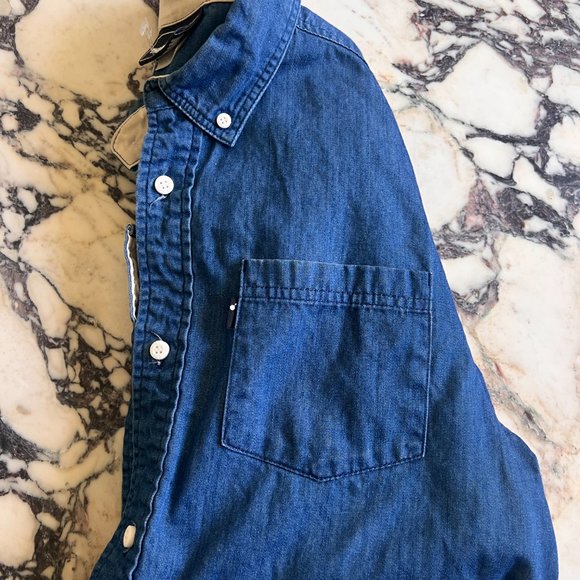 THE HUNDREDS MENS DENIM SHIRT MEDIUM - Picture 3 of 3